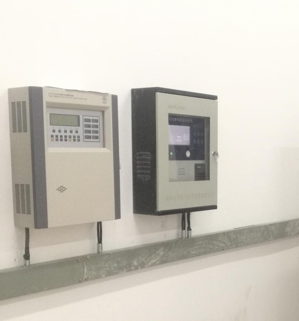 消防設備電源狀態監控器的安裝現場圖 消防設備電源狀態監控器的安裝現場圖